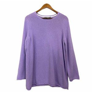 Gudrun Sjoden Lavender Crewneck Knit Sweater